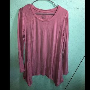 Pink flowy long sleeve